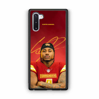 Washington Commanders Curtis Samuel Samsung Galaxy Note 10 Case