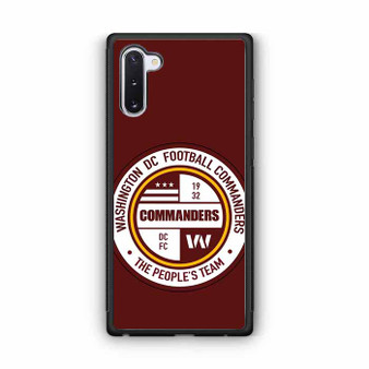 Washington Commanders The Peoples Team Samsung Galaxy Note 10 Case