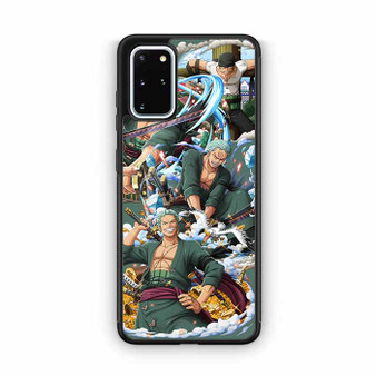One Piece Collage Roronoa Zoro Samsung Galaxy S20 Case