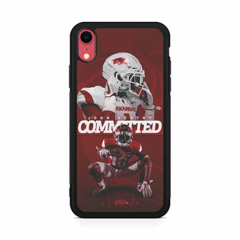Arkansas razorbacks John Gentry iPhone XR Case