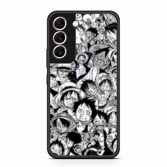 One Piece Series Luffy Expression Samsung Galaxy S22 Series Case