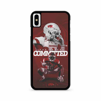 Arkansas razorbacks John Gentry iPhone X | iPhone XS Max case