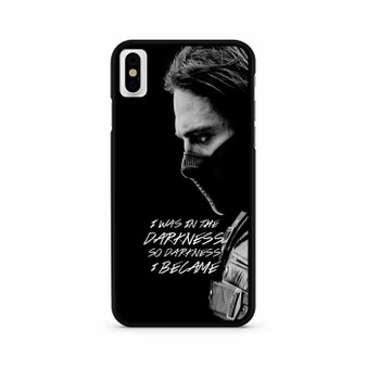 Winter soldier quote iPhone X | iPhone XS Max case