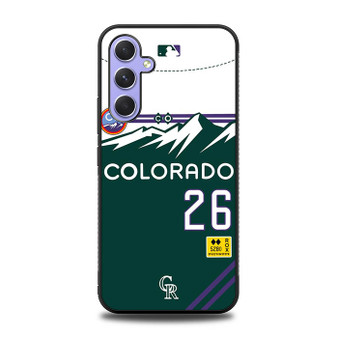Colorado rockies jersey Samsung Galaxy A54 5G Case