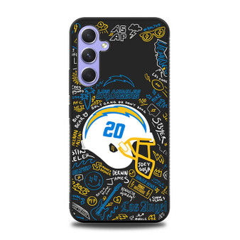 Los angeles chargers names Samsung Galaxy A54 5G Case