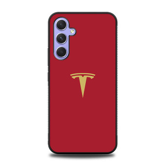 Tesla gold red Samsung Galaxy A54 5G Case