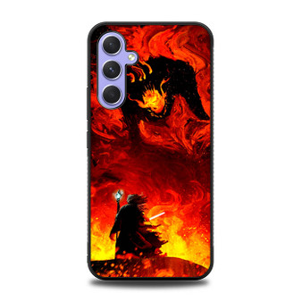 The lord of the rings Gandalf vs Balrog Samsung Galaxy A54 5G Case