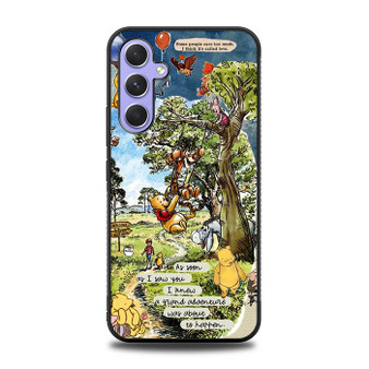 Winnie the pooh and friends quote Samsung Galaxy A54 5G Case