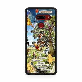 Winnie the pooh and friends quote LG G8 ThinQ Case