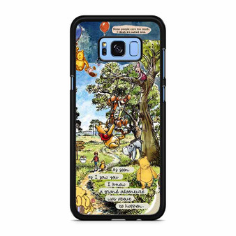 Winnie the pooh and friends quote Samsung Galaxy S8 | S8+ Case