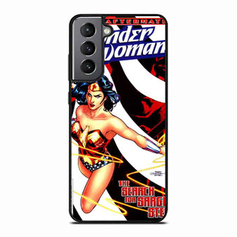 Wonder Woman DC Comic Cover Samsung Galaxy S21 Case
