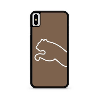 brown puma half logo iPhone X / XS | iPhone XS Max Case