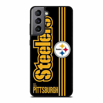 Pittsburgh Steelers Stripe Samsung Galaxy S21 Case