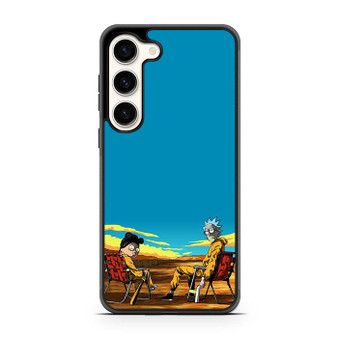Rick and Morty Breaking Bad Style Samsung Galaxy S23 Case