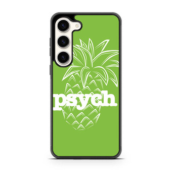 Pineapple Psych White Samsung Galaxy S23 Case
