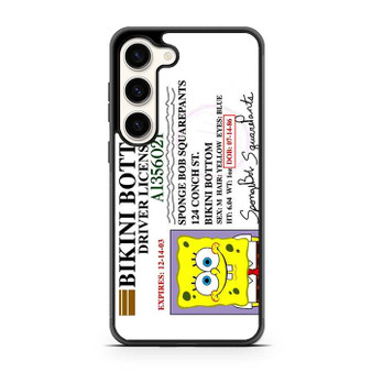 Spongebob Squarepants Driver License Samsung Galaxy S23 Case