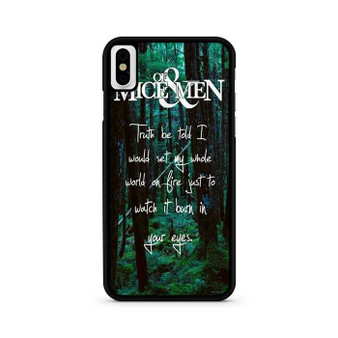 Of Mice & Men Lyrics 13 iPhone X / XS | iPhone XS Max Case