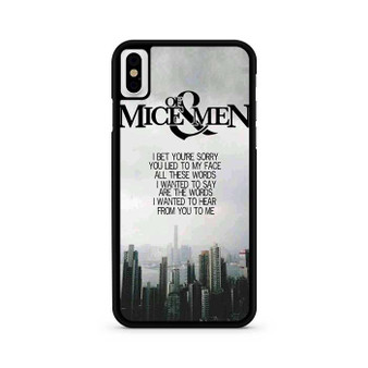 Of Mice & Men Lyrics 14 iPhone X / XS | iPhone XS Max Case