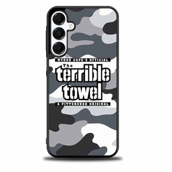 The Terrible Towel Pittsburgh Steelers in Camo Samsung Galaxy A16 5G Case