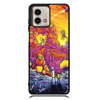 Rick and Morty Fighting Alien Motorola Moto G Stylus Case