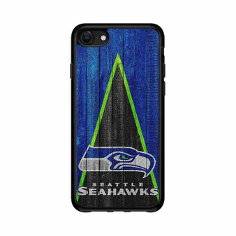 Seattle Seahawks Wood Art iPhone 16e Case