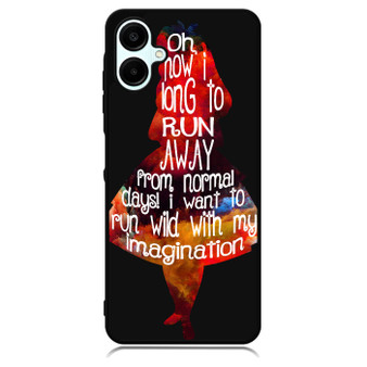 Alice's Quotes Samsung Galaxy A06 Case
