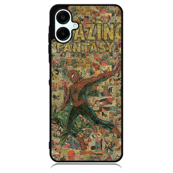 Amazing Spiderman Comic Pattern Samsung Galaxy A06 Case