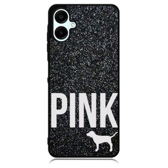 Black Glitter Victoria's Secret Samsung Galaxy A06 Case