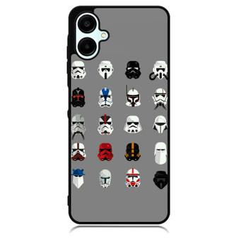 Star Wars Trooper Heads Samsung Galaxy A06 Case