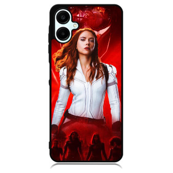 Black widow white suit Samsung Galaxy A06 Case
