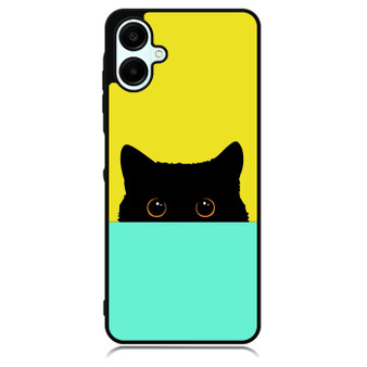 Cute Black Cat Samsung Galaxy A06 Case