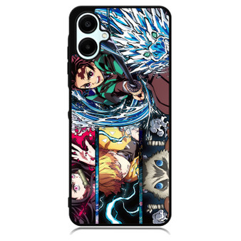 Demon Slayer Tanjiro Zenitsu Nezuko Inosuke Samsung Galaxy A06 Case