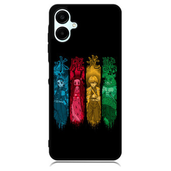 Kimetsu No Yaiba in Neon Art Samsung Galaxy A06 Case
