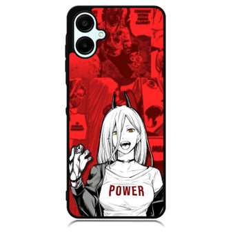 Power in red Samsung Galaxy A06 Case