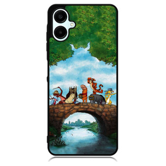 Winnie the pooh playing Samsung Galaxy A06 Case