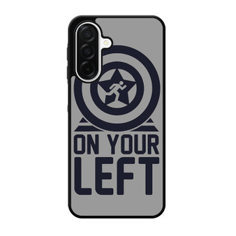 On your left captain america 1 Samsung Galaxy A26 5G Case