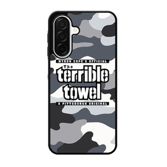 The Terrible Towel Pittsburgh Steelers in Camo Samsung Galaxy A26 5G Case