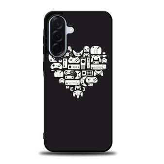 Gaming Stick in Hearth Pattern Samsung Galaxy A36 5G Case