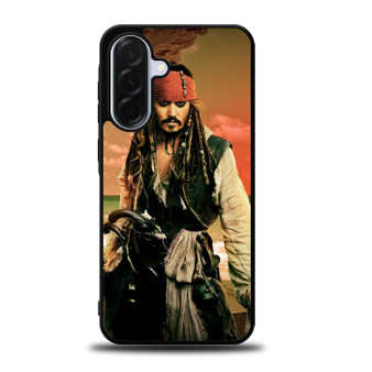 jack sparrow pirates of the caribbean 3 Samsung Galaxy A36 5G Case