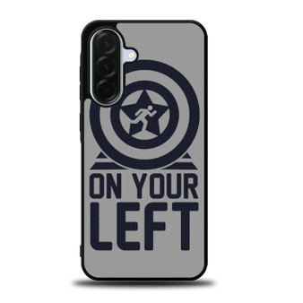 On your left captain america 1 Samsung Galaxy A36 5G Case