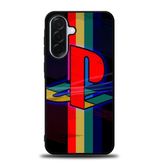 Psychedelic Alien Emoji Pattern Samsung Galaxy A36 5G Case