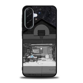 Rick and Morty in Garage Samsung Galaxy A36 5G Case