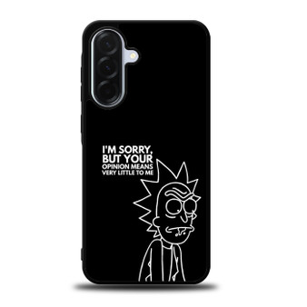 Rick and Morty Sarcasm Samsung Galaxy A36 5G Case