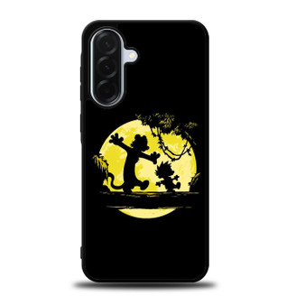 Calvin and Hobbes Night Adventure Samsung Galaxy A36 5G Case