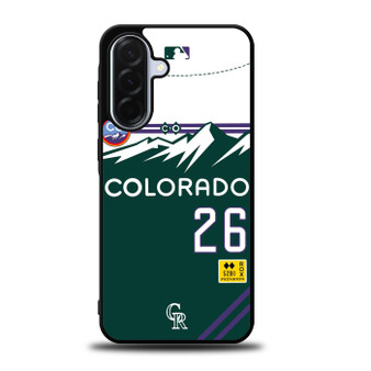 Colorado rockies jersey Samsung Galaxy A36 5G Case