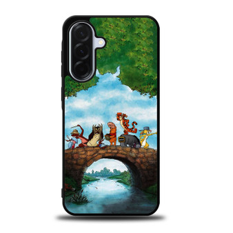 Winnie the pooh playing Samsung Galaxy A36 5G Case