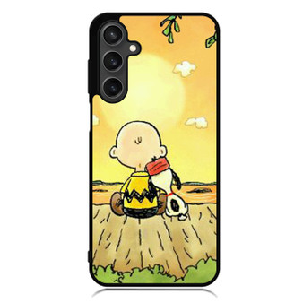 Snopy in Sun Down Samsung Galaxy A55 Case