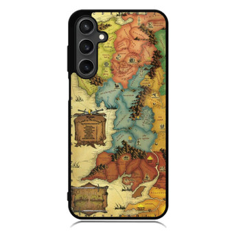 The Lord of The Rings map Samsung Galaxy A55 Case