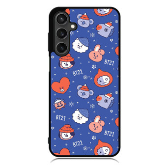 BT21 on Winter Samsung Galaxy A55 Case