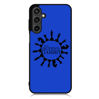 The Queens Gambit in Blue Samsung Galaxy A55 Case